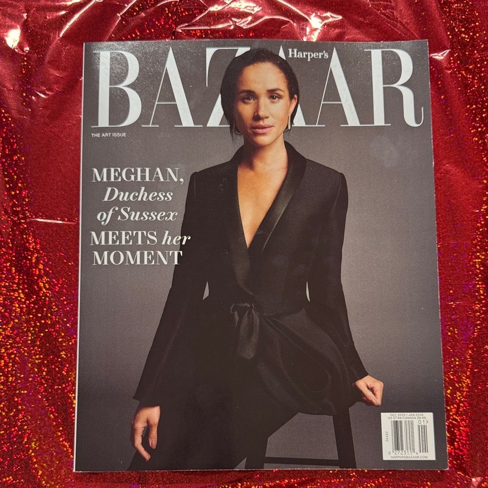 Harper's Bazaar Magazine Art issue featuring Megan Sussex, the Duchess new✨